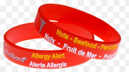 Custom Silicone Medical Alert Bracelet - Solid png