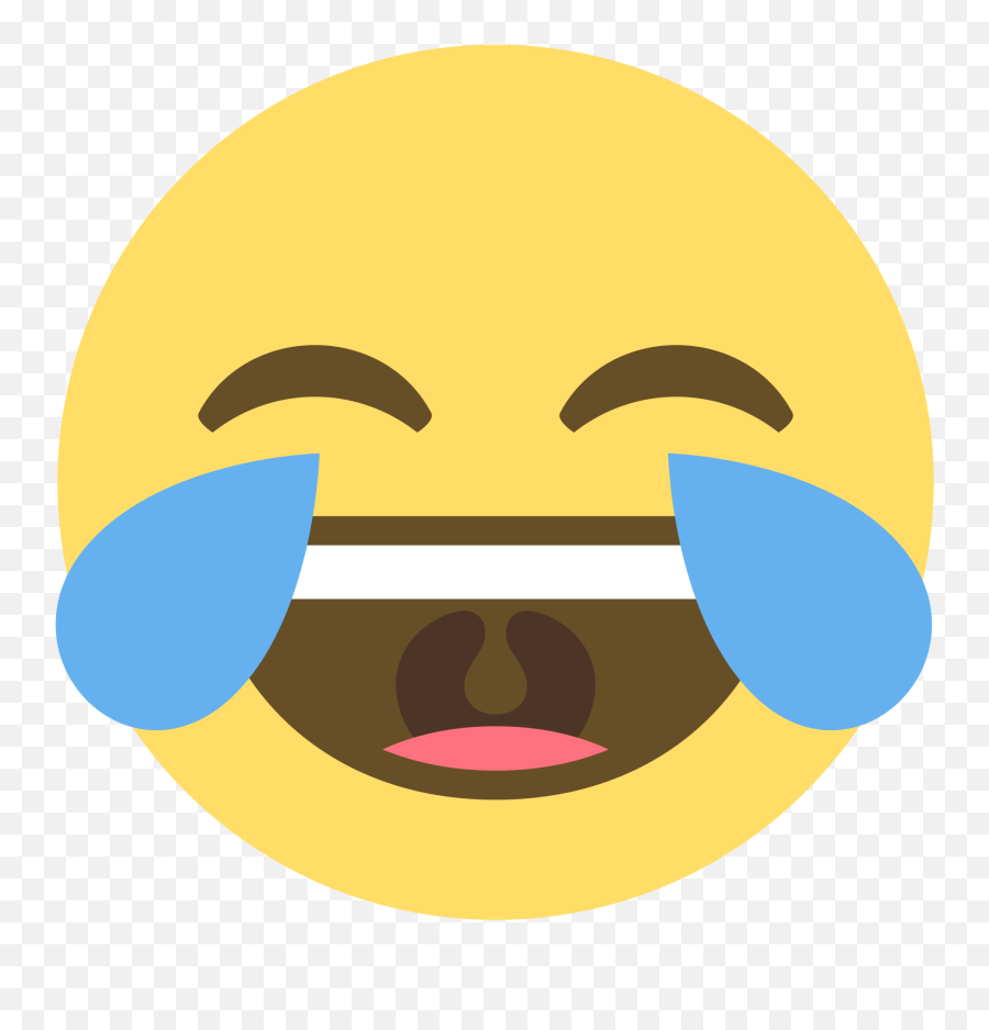 Face With Tears Of Joy Emoji - Smiley Mdr Png,Tear Emoji Png