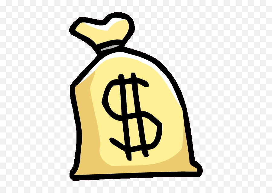 Money Bag Scribblenauts Wiki Fandom - Money Bags Scribblenauts Png,Bags Of Money Png