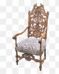 19th Century Baroque Carved Flemish - Chair Png,Throne Chair Png