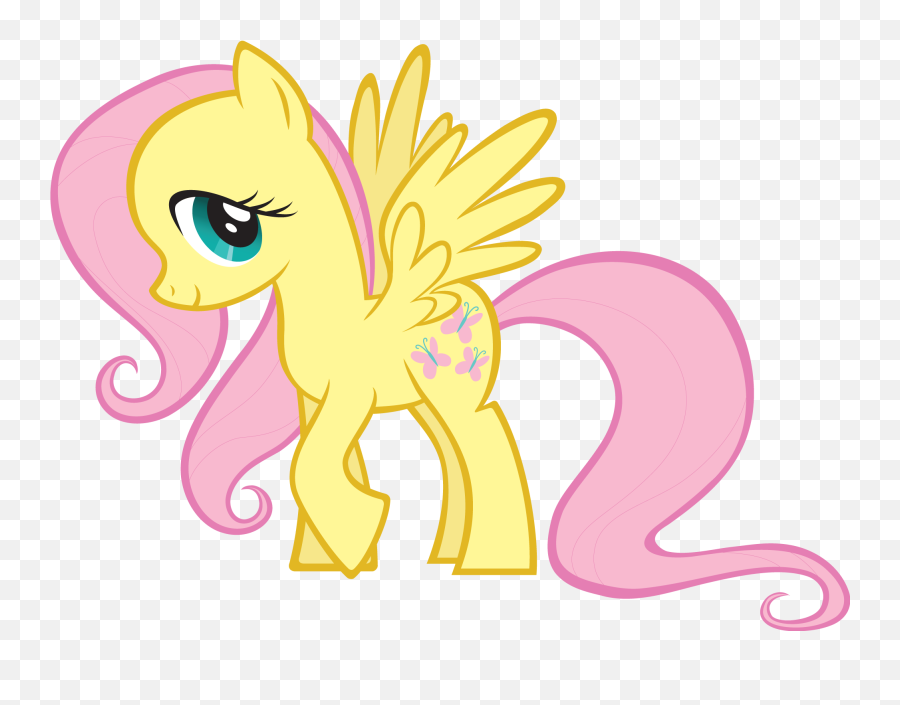 Fluttershy Rainbow Dash Pinkie Pie Pony - My Little Pony Fluttershy Drawing Png,Fluttershy Png