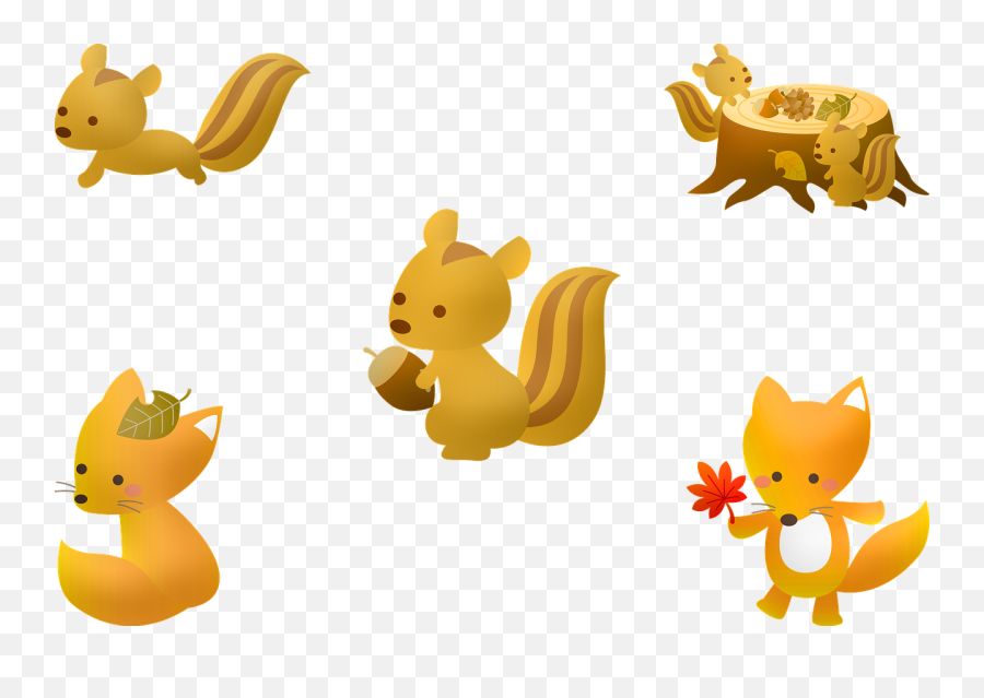 80 Free Acorn U0026 Squirrel Illustrations - Pixabay Squirrel Cartoon Png,Acorn Transparent Background