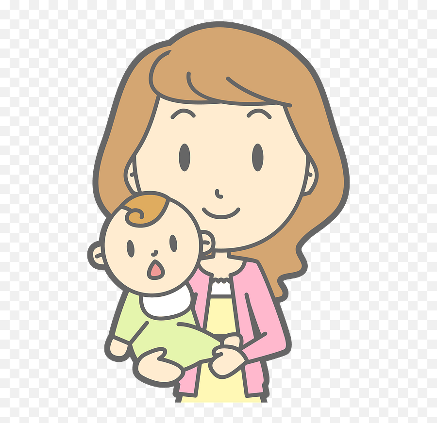 Mother Holding Baby Clipart - Mother Clipart Png,Baby Clipart Png