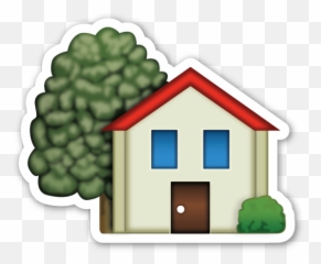 House With Garden Emoji Stickers Pictures - Home png