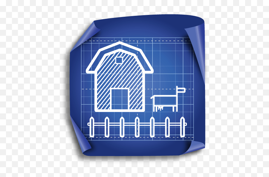 Architecture Blueprint Icon Set 512x512 Png Files Download - Bridge Blue Print Png,Farm Png