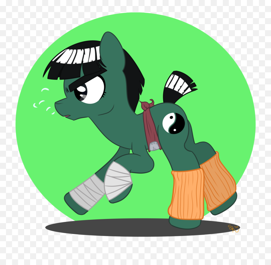 Download Hd Silver - Fox17 Naruto Ponified Rock Lee Safe Naruto Pony Png,Rock Lee Png