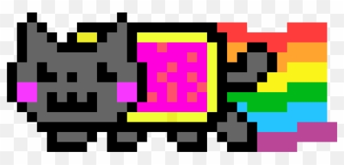 Nyan Cat Png Image With No Background - Pixel Art Ideas Teen Titans