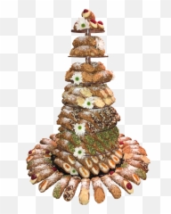 Cafe Cannoli Wedding Tower Cakes - Macaroon Png,Cannoli Png