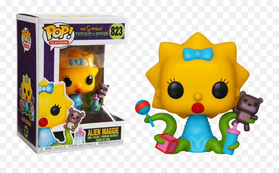 Alien Maggie - The Simpsons Treehouse Of Horror Pop Vinyl Maggie Simpson Funko Pop Png,Simpsons Transparent