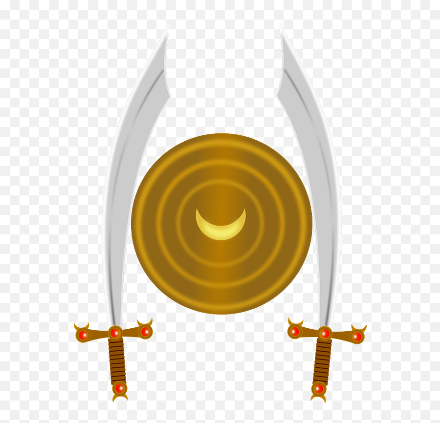 Scimitar Swords And Shield Clipart Free Download - Clip Art Png,Sword And Shield Png