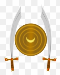 Scimitar Swords And Shield Clipart Free Download - Clip Art Png,Sword And Shield Png