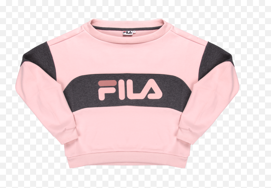 Download Hd Elin Crew Sweat Pink - Fila Women Sweater Shit Sweater Png,Shit Png