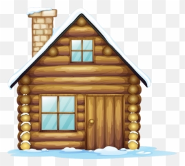 Winter House Clipart Png Transparent
