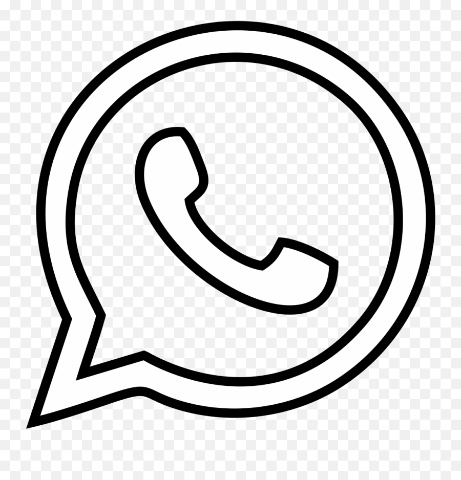 Icons Media Encapsulated Postscript - Whatsapp Icon Transparent Png Black,Logo Wa Png
