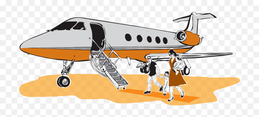 Flying Private Is More Affordable Than - Private Plane Clipart Png,Private Jet Png