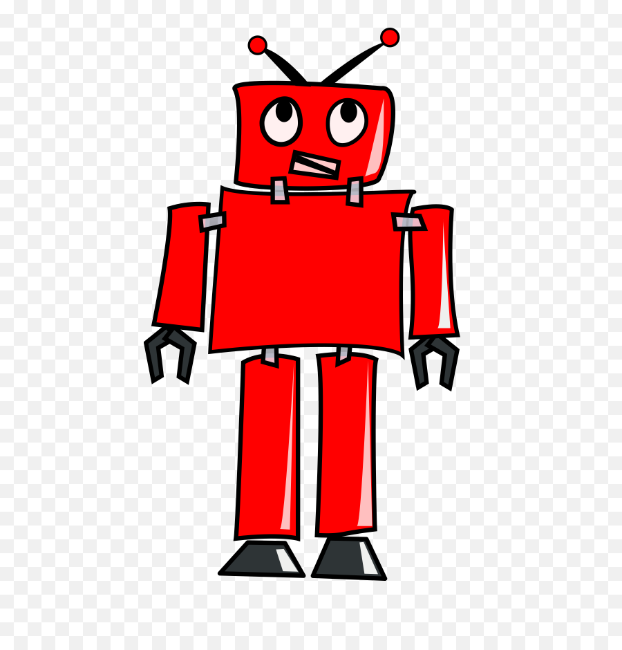 Red Robot Clip Art - Give Some Disadvantages Of Robot Png,Robot Clipart Png