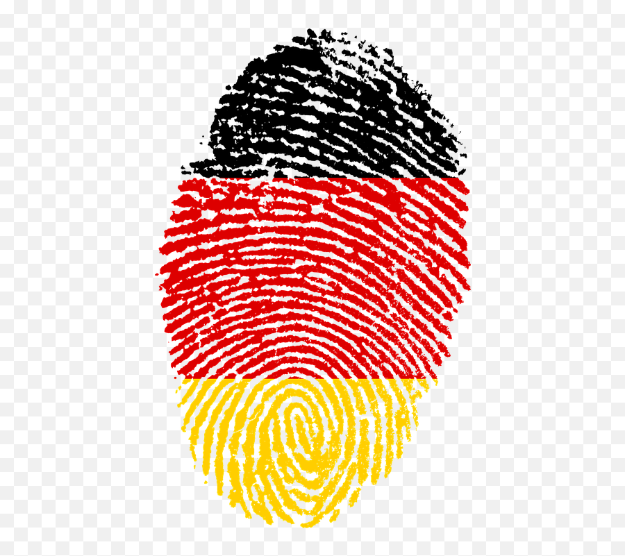 Germany Flag Transparent Png - German Flag Fingerprint,Fingerprint Transparent
