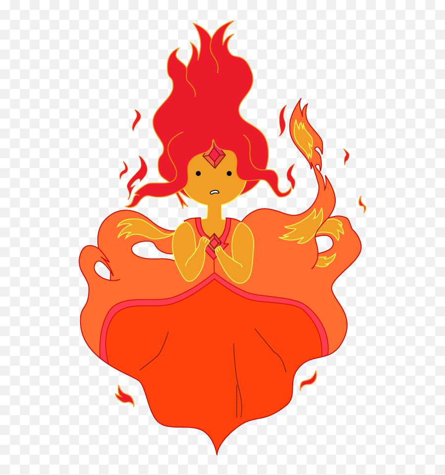 Flame Princess - Flame Princess Adventure Time Characters Png,Adventure Time Logo Transparent