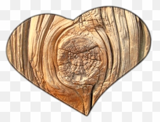 Heart Love Wood - Wood Heart No Background Png,Grain Texture Png