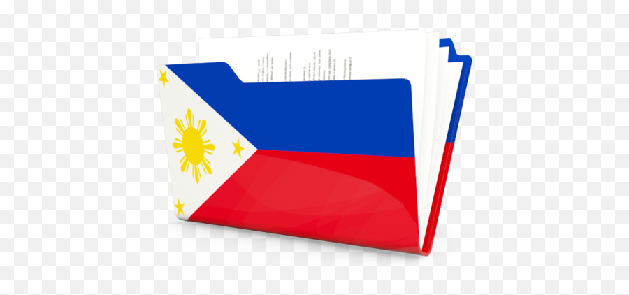 Folder Icon - Philippine Flag Folder Icon Png,Filipino Flag Png