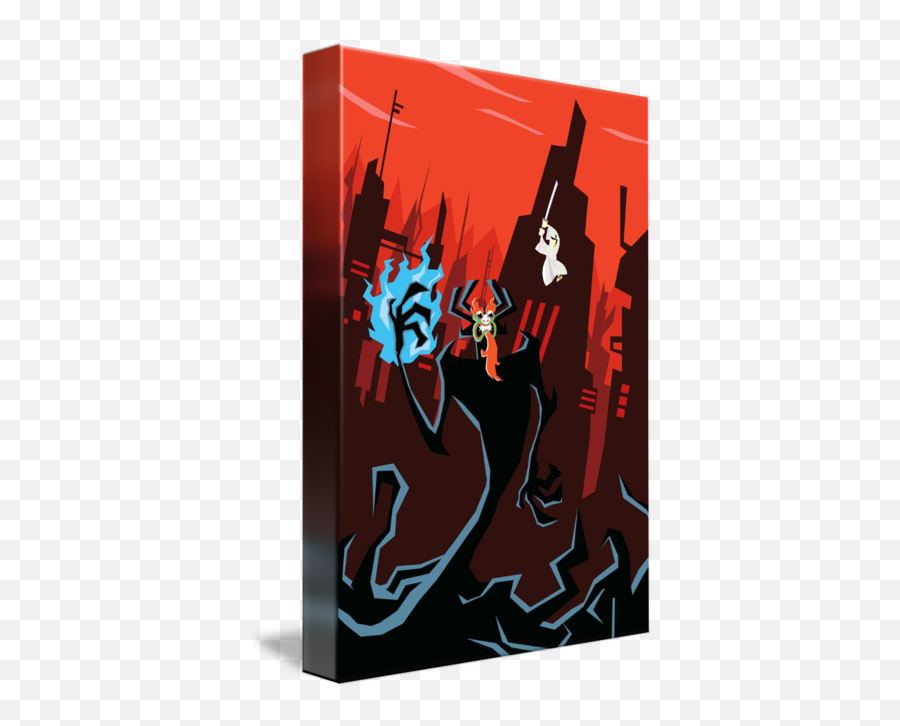 Samurai Jack By Phil Giarrusso - Poster Png,Samurai Jack Png