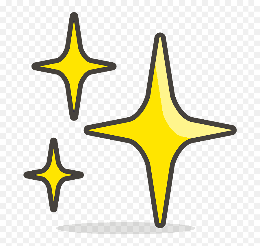 Sparkles Emoji Clipart - Sparkle Vector Png,Sparkle Transparent Png