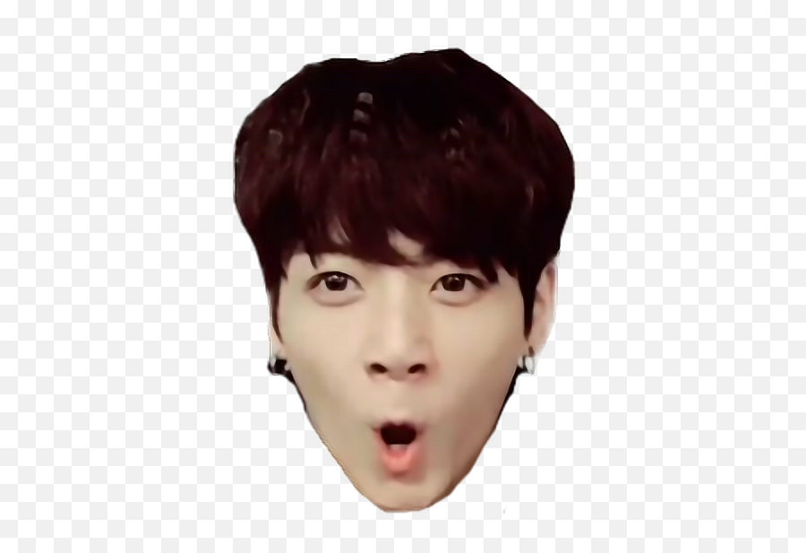 Download Bts Jungkook Funny Face Png - Jungkook Meme Png,Funny Faces Png