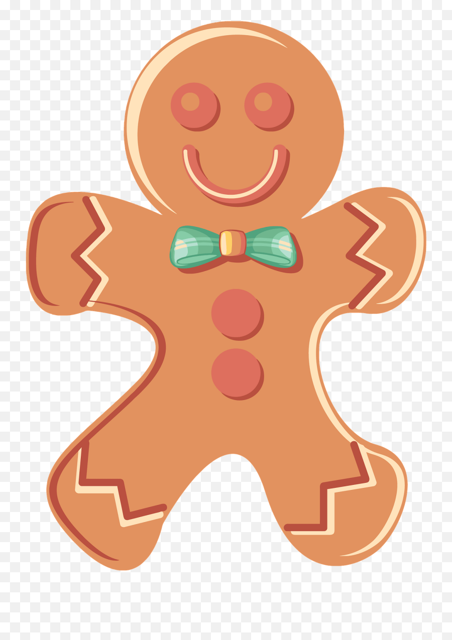 Gingerbread Man Clipart Free Download Transparent Png - Cartoon Gingerbread  Man Png Transparent,Gingerbread Man Transparent - free transparent png  images 