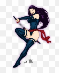 Psylocke Coloring - Wonder Woman Png,Psylocke Png