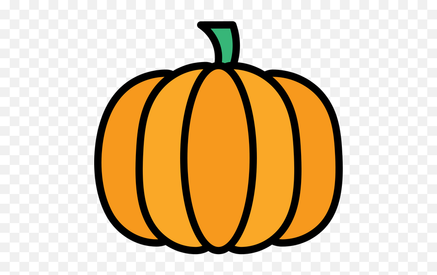 Pumpkin Icon Of Colored Outline Style - Fresh Png,Pumpkin Icon Free