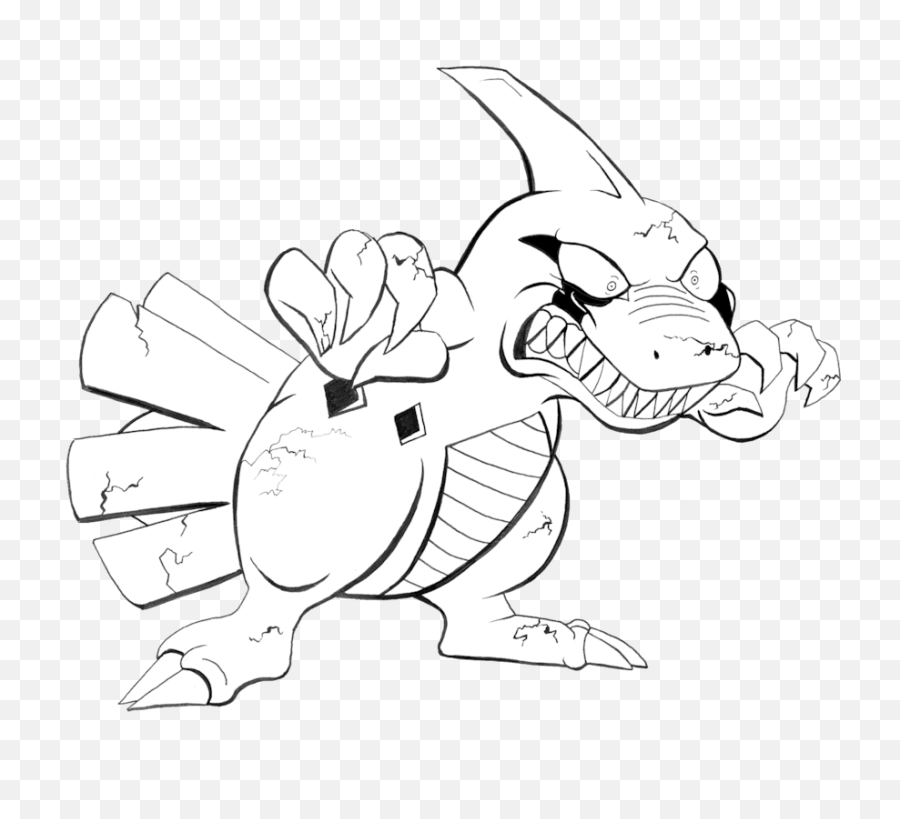 Mammal Drawing Line Art Clip - Scary Face Png Download Scary Pokemon Coloring,Scary Face Png