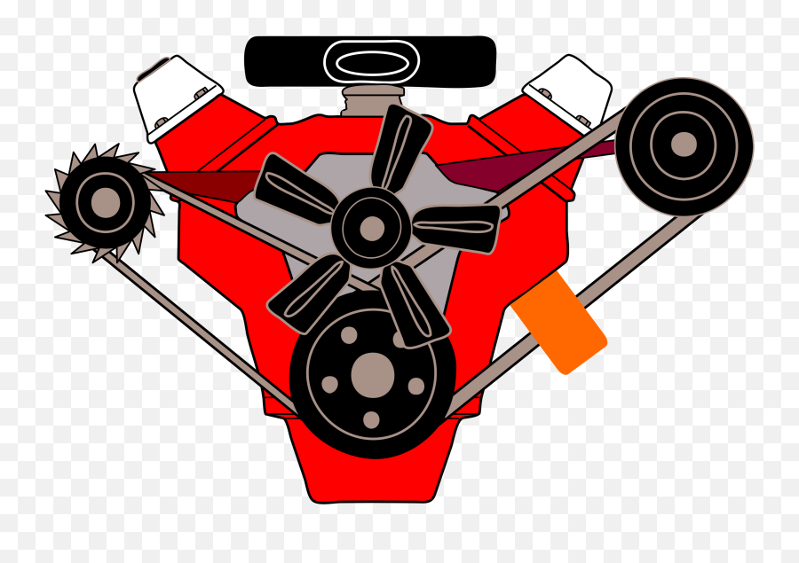Library Of Vector Car Engine Png Files - V8 Engine Clipart,Engine Png
