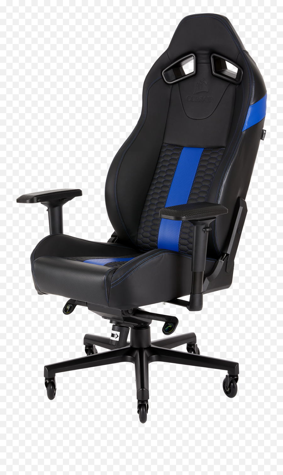 Corsair T2 Road Warrior Gaming Chair - Blackblue Corsair T2 Gaming Chair Png,Gaming Chair Png