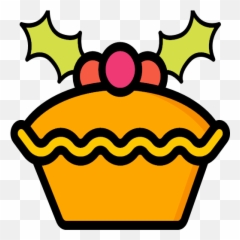 Mince Pie Xmas Icon - Christmas Ultra Color Png,Free Pie Icon