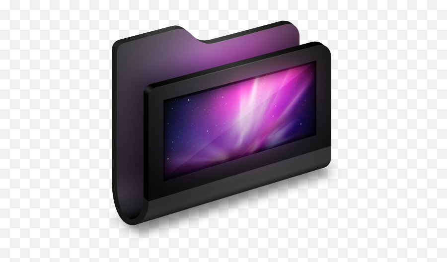 3d Folder Desktop Black Icon Png - Desktop Folder Icon,Explorer Icon Black