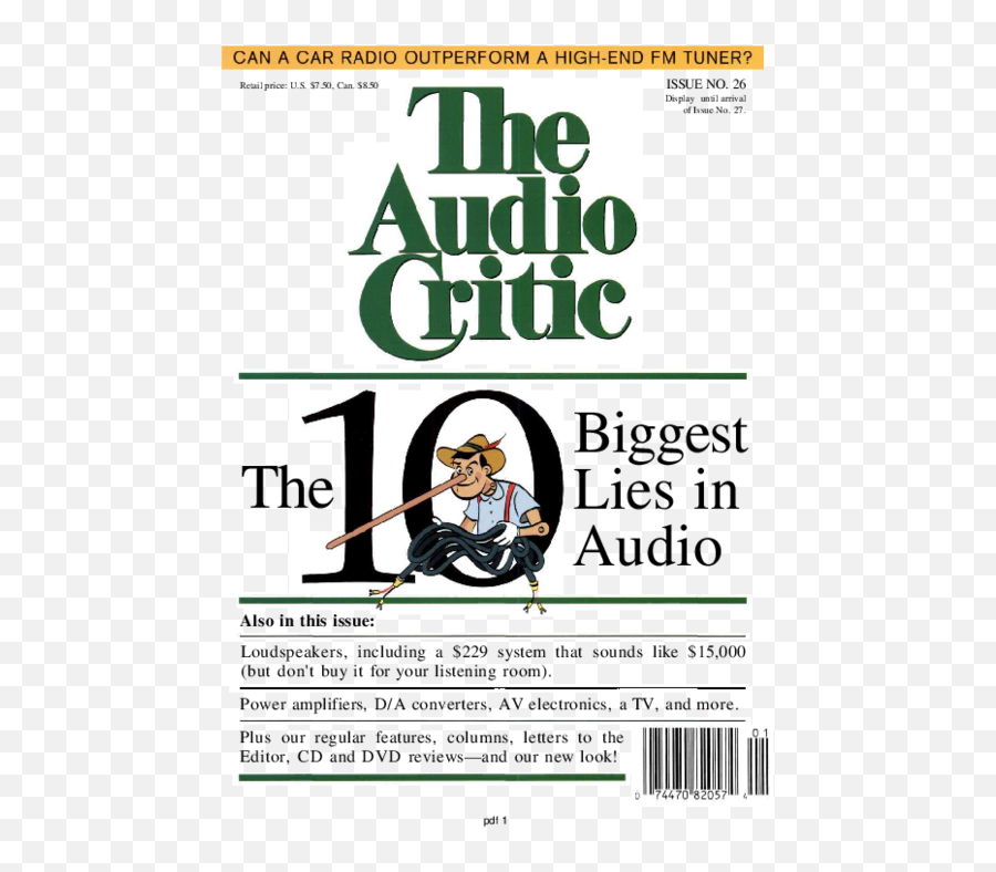 Pdf The Audio Critic 26 R Spssps Sps - Academiaedu Craigslist Png,Klipsch Icon Wf 34