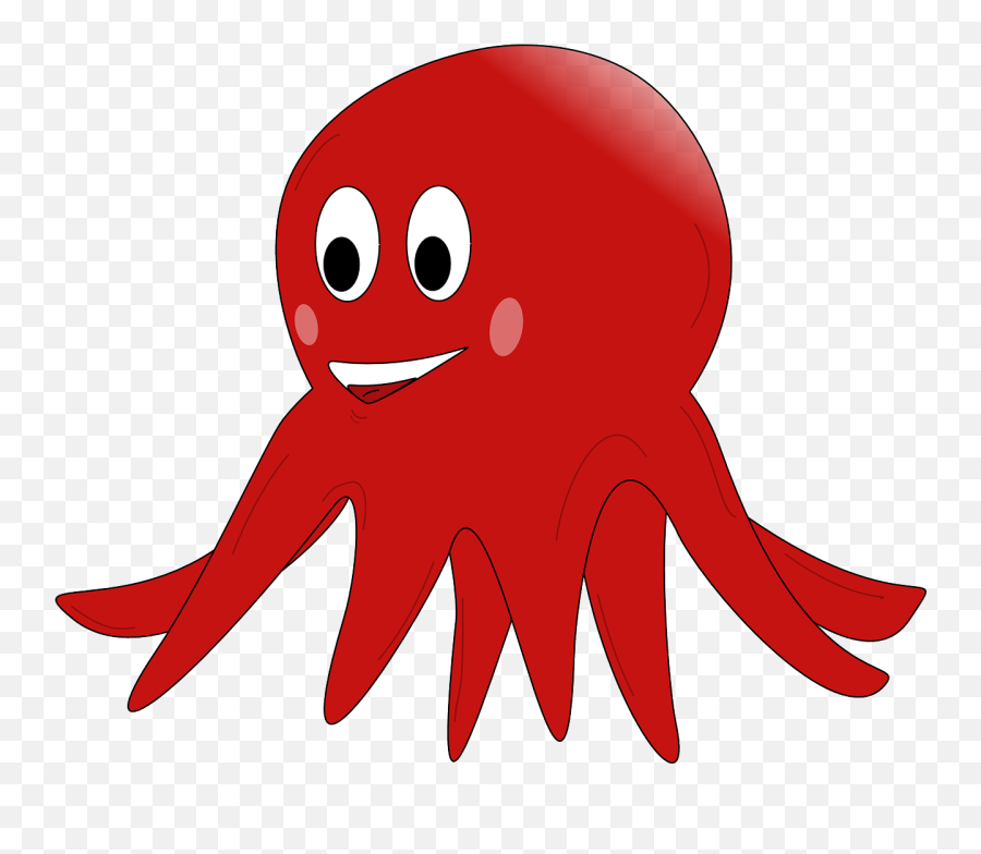Octopus Red Squid Cuttlefish Public Domain Image - Freeimg Kreslena Chobotnice Png,Cuttlefish Icon