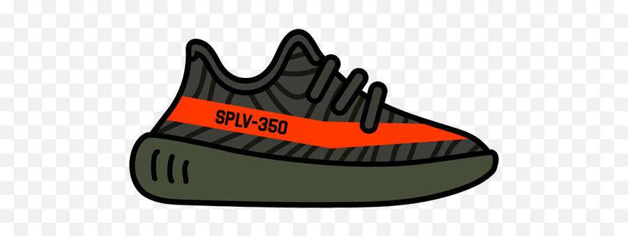 Library Of Adidas Yeezy Image Free - Yeezy Clipart Png,Adidas Logo No Background