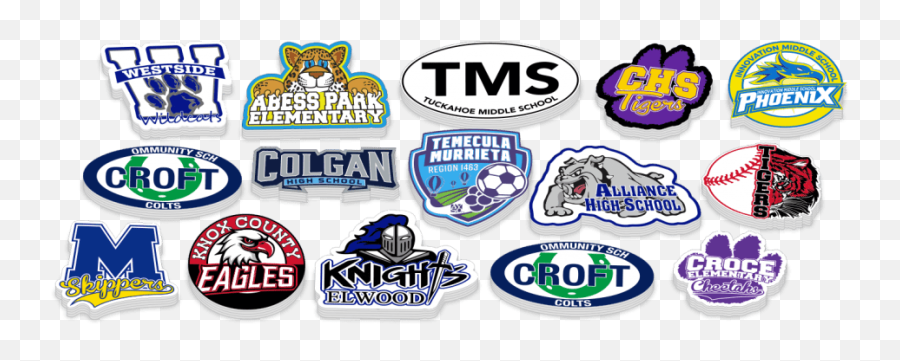 Custom School Spirit Car Magnets - School Logo Bumper Stickers Ideas Png,Icon Alliance Berserker Helmet