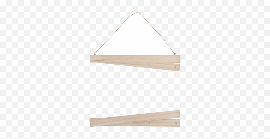30cm Magnetic Hanging Wooden Frame Pack Of 1 - Pyramid Png,Hanging Wooden Sign Png