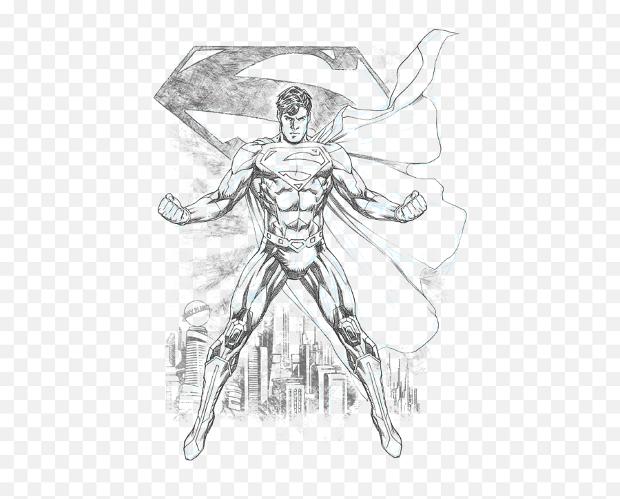 Superman - Super Sketch Toddler Tshirt For Sale By Brand A Superman Sketch Png,Add Icon Marvel Sketch