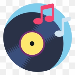 Vinyl - Free music icons png