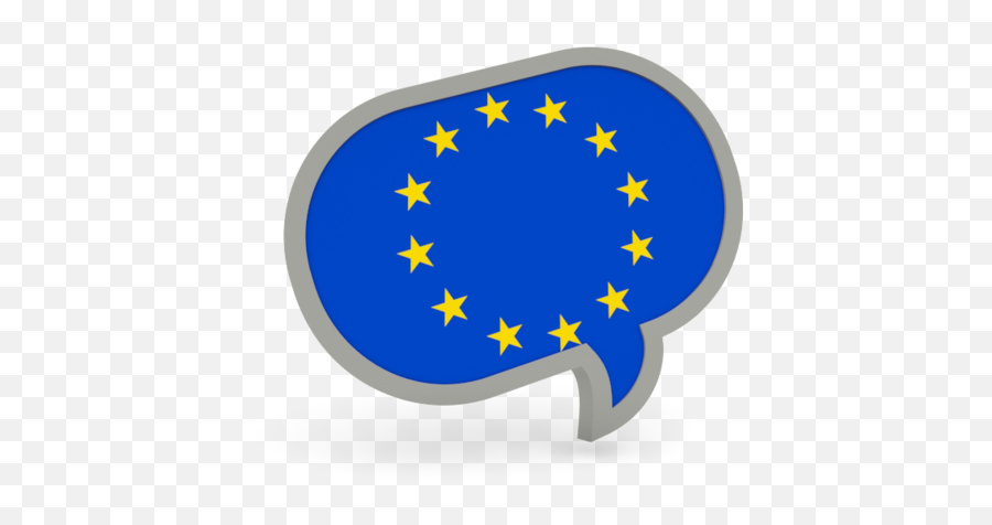 Speech Bubble Icon Illustration Of Flag European Union Png