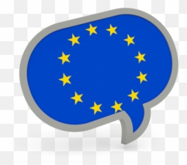 Speech Bubble Icon Illustration Of Flag European Union Png