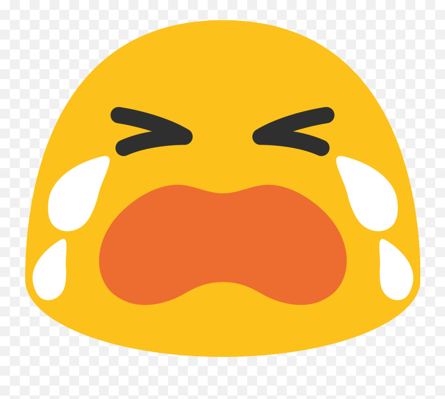 Emoji U1f62d - Emoji Android Png,Tear Emoji Png