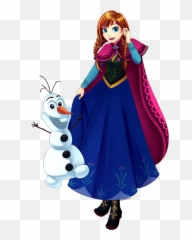 Anna And Olaf From Frozen Clipart - Full Size Clipart Anna Com Olaf Frozen Png,Olaf Png