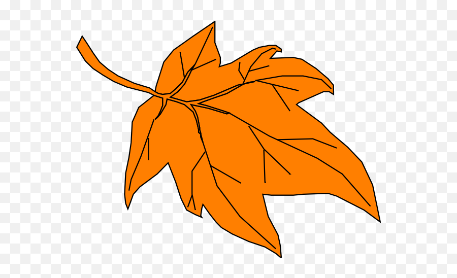 Set 404 Orange Fall Leaf Png Wsource - Fall Leaves Clip Art,Autumn Leaf Png