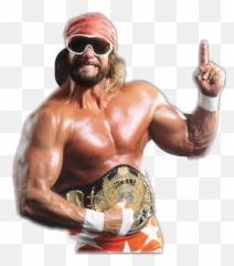 Official Macho Man Randy Savage Sticker - Macho Man Randy Savage Png,Macho Man Png