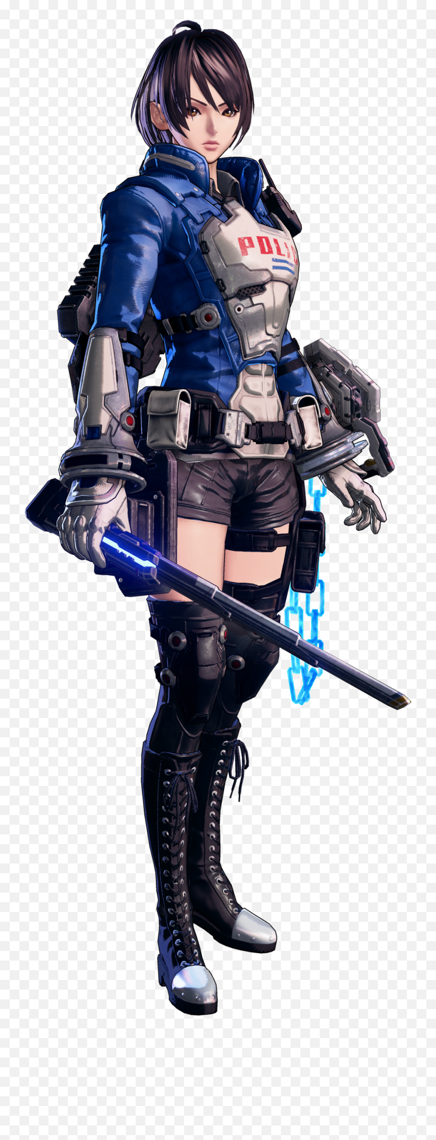 Astral Chain Psa Officer Howard Player Character Is Not - Female Character Astral Chain Akira Png,Akira Png