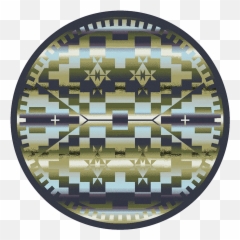 Rainbow Blanket - Blue Shades Circle Png,Rust Texture Png